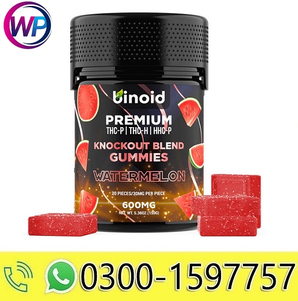 Binoid Knockout Blend Gummies 600mg In Pakistan 