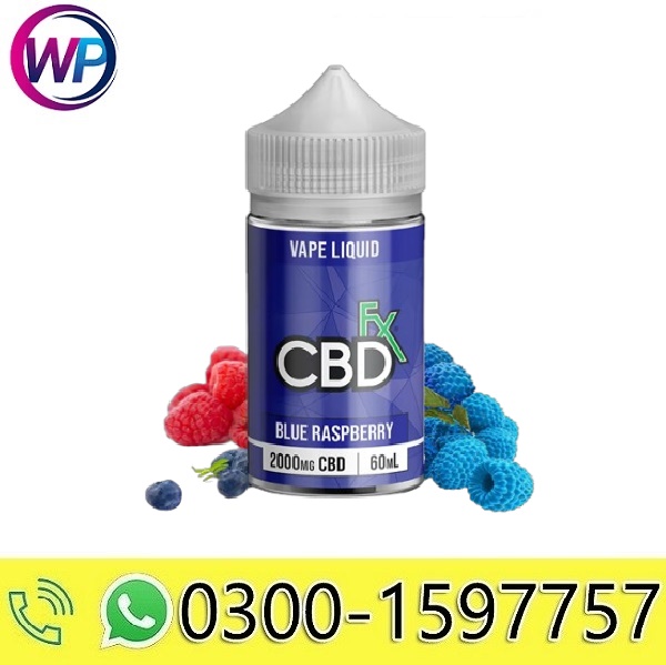 Blue Raspberry CBD Vape Juice 500 – 2000mg In Pakistan