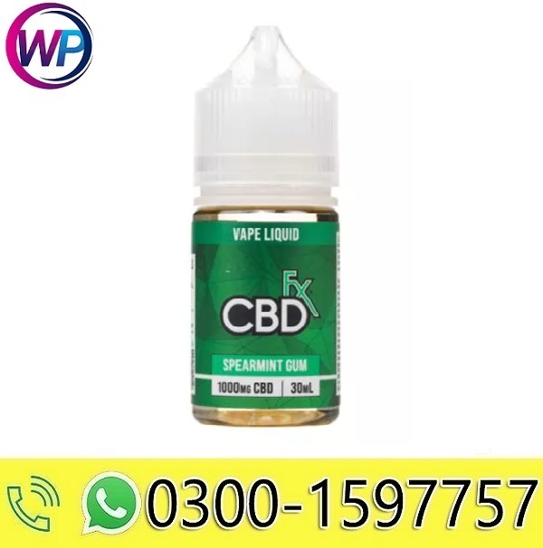 CBDFX SPEARMINT GUM VAPE JUICE 30ML  In Lahore