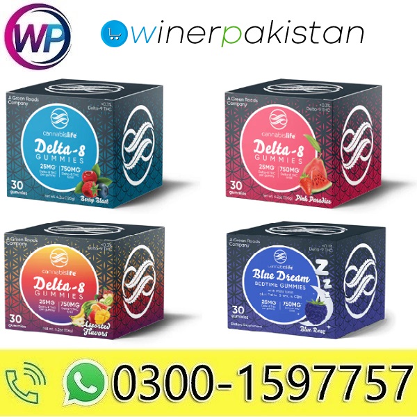 Cannabislife Delta 8 Gummies - (30ct) 750mg In Pakistan