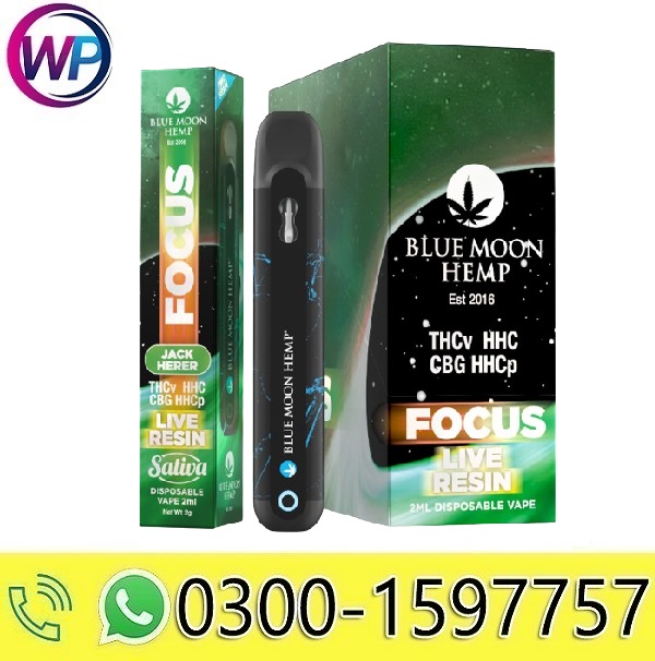 Focus Blend Jack Herer Live Resin 2G Disposable Vape – In Pakistan