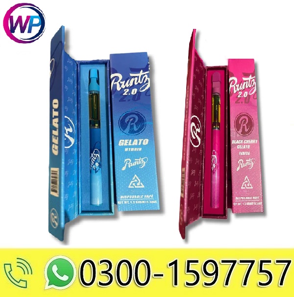 RUNTZ - 1.5g Delta 8 Disposable Vape Pens (1500 mg) In Pakistan