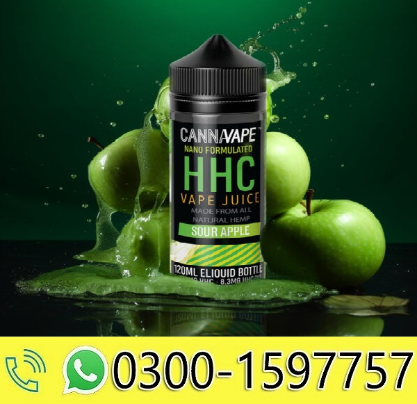 Sour Apple HHC Vape Juice E-Liquid In Pakistan